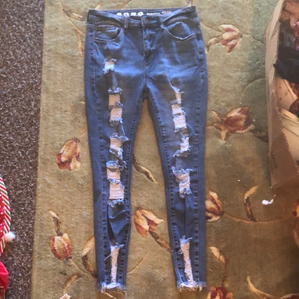 High Rise Skinny Ankle Jeans